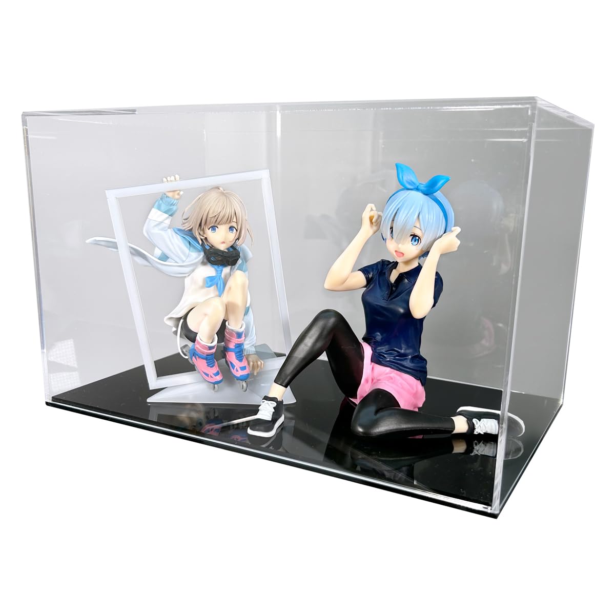 Amazon.co.jp: 【幅30cm/奥行18cm/高さ18.3cm 】アクリルケース/5面体
