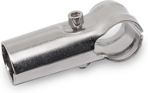 Miniatura 4 de Abrazadera en T para riel de extremo de valla de 1 pulgada, piezas de valla de enlace de cadena de acero inoxidable, abrazadera de tubo con perno y