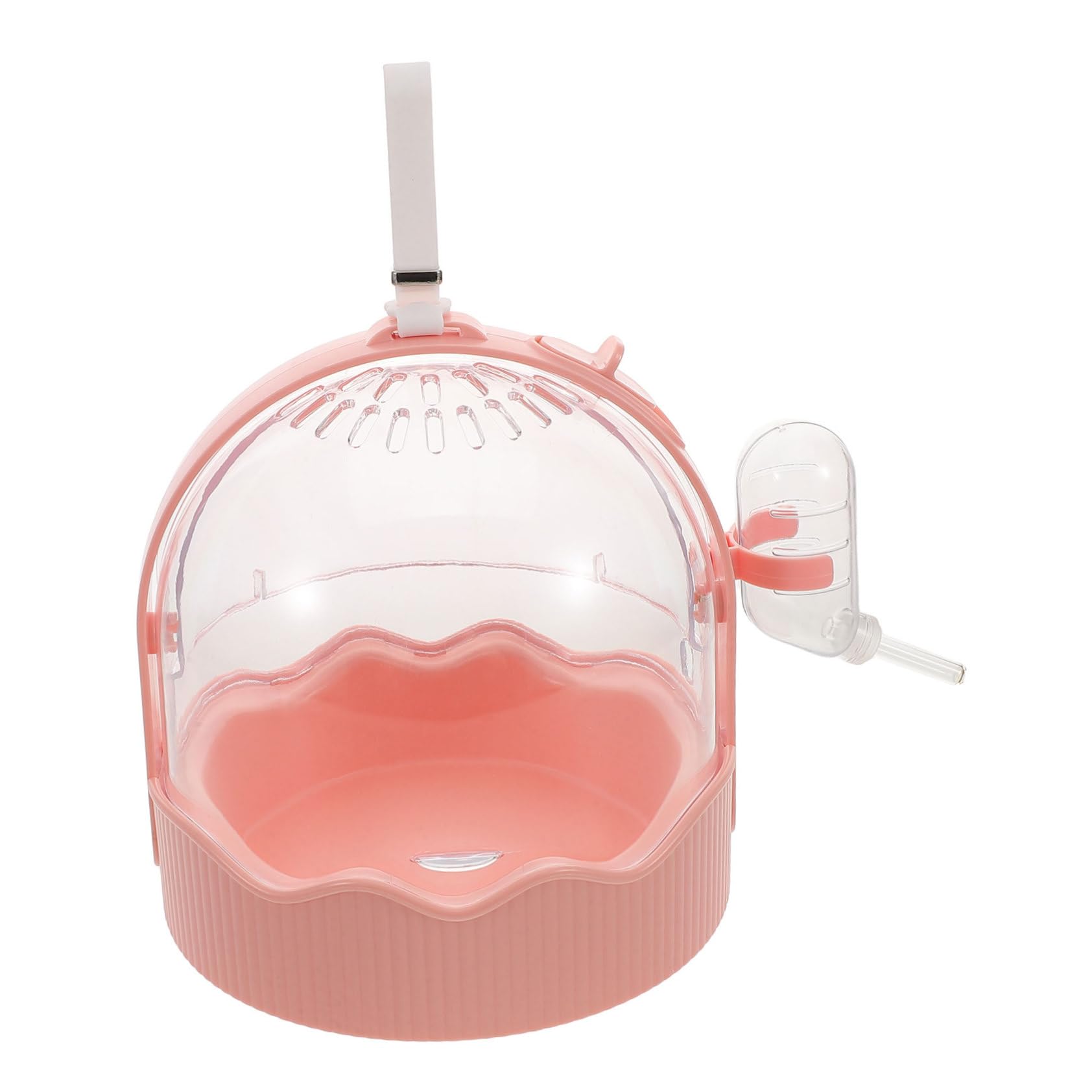 SUPVOX Portable Small Animal Carrier Cage with Water Bottle Travel Friendly Hamster Take Out Bag for Gerbils Guinea Pigs Sugar Gliders and More Secure Comfortable Lightweight