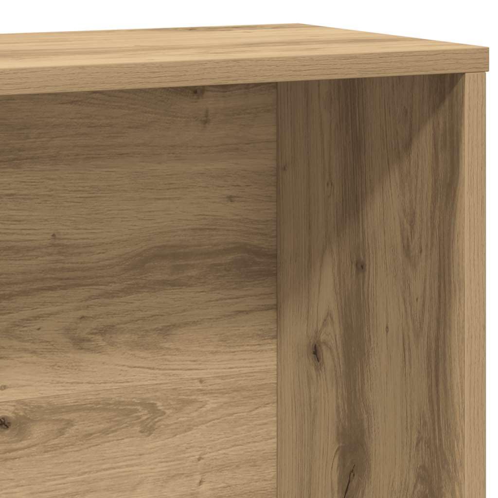Generisch Bücherregal Artisan-Eiche 60x24x120 cm Holzwerkstoff,Möbel,Regalsysteme,Bücherregale Bücherschränke-860426