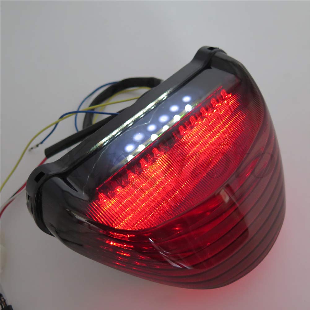 Tail Light Brake Light Turn Signals for 2000 2001 2002 2003 2004 2005 for Kawasaki Ninja ZX-12R ZX1200 Smoke
