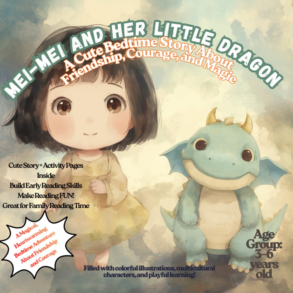 Mei-Mei and Her Little Dragon: A Cute Bedtime Story About Friendship, Courage, and Magic