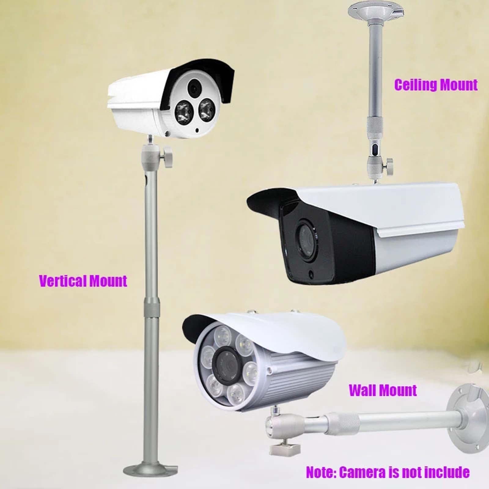 Soporte Proyector Techo con Brazo Extensible Soporte Pared Adaptable para Cámara de Diseño Giratorio Y Altura Ajustable en Aleación de Alumi, 60 hasta 120cm