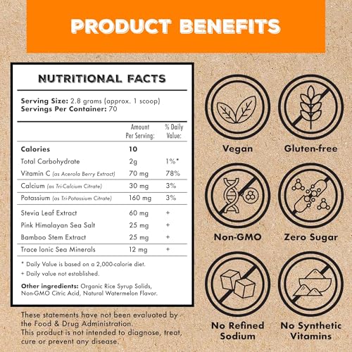 Image of Superieur Sea Mineral Electrolyte Powder, Citrus, 14 Packets