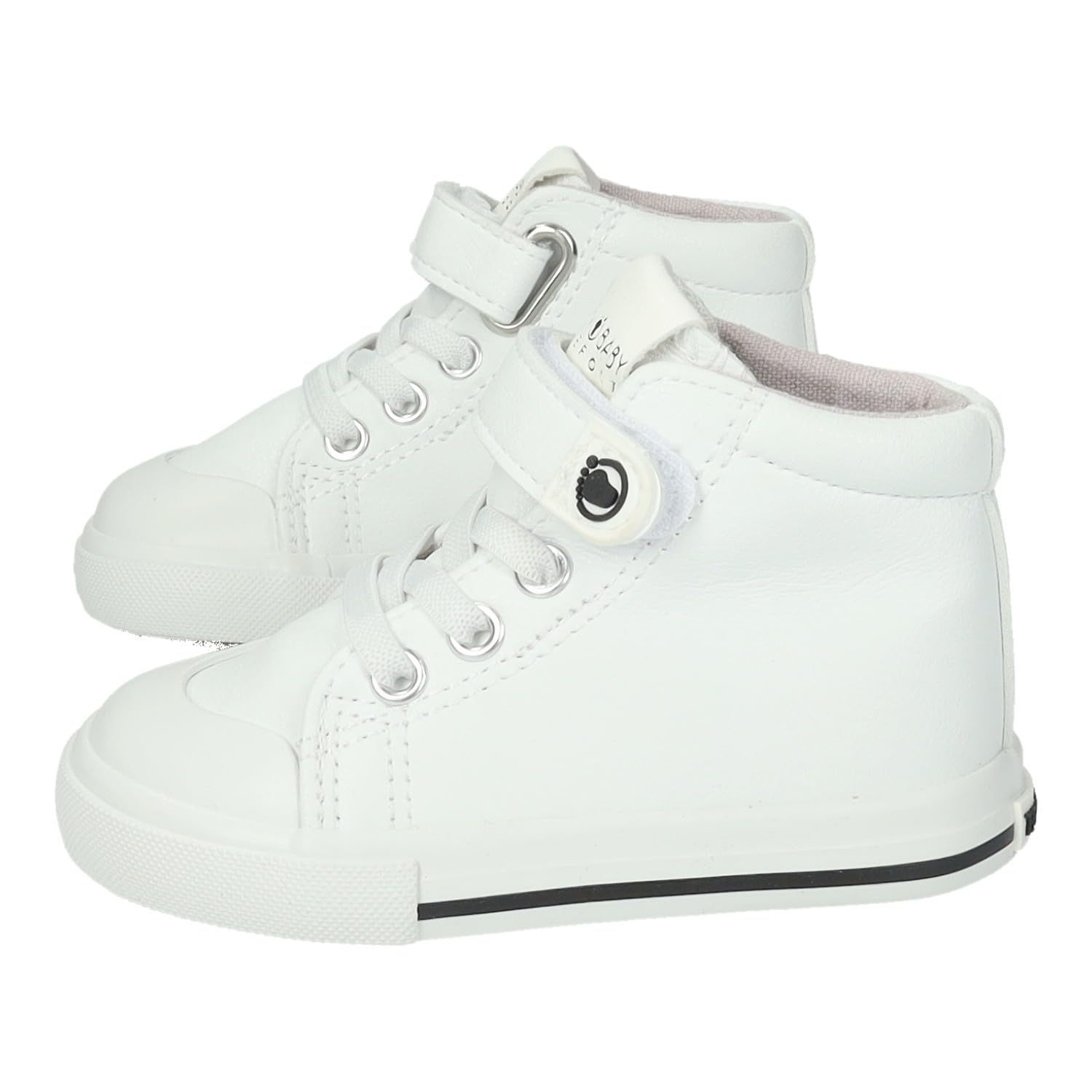 Conguitos - Zapatillas Altas Respetuosas Blancas para Niños y Niñas (Blanco/Talla 20)