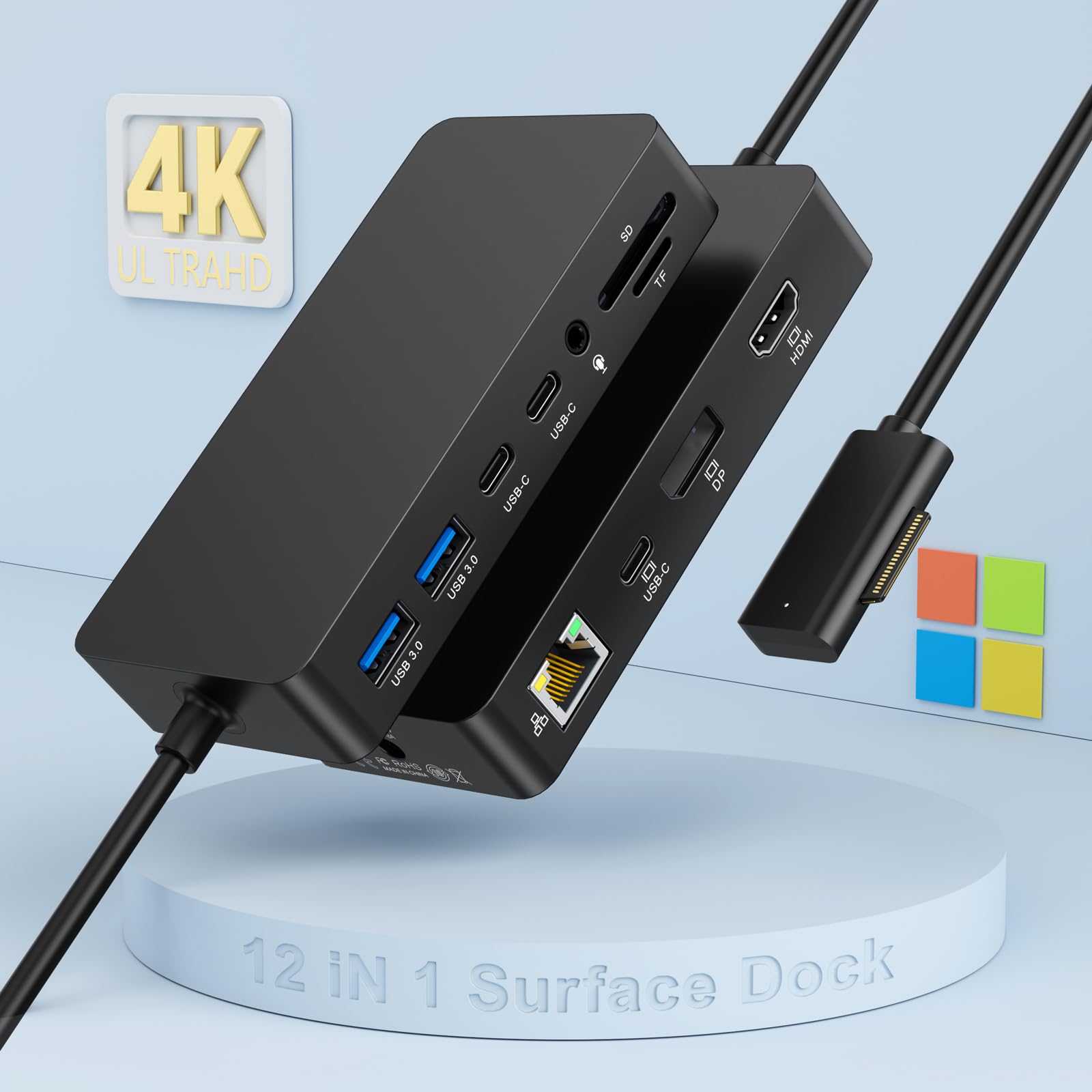 【箱付・美品】Surface Pro3 i5 純正ドック付フルセット 1.jpg