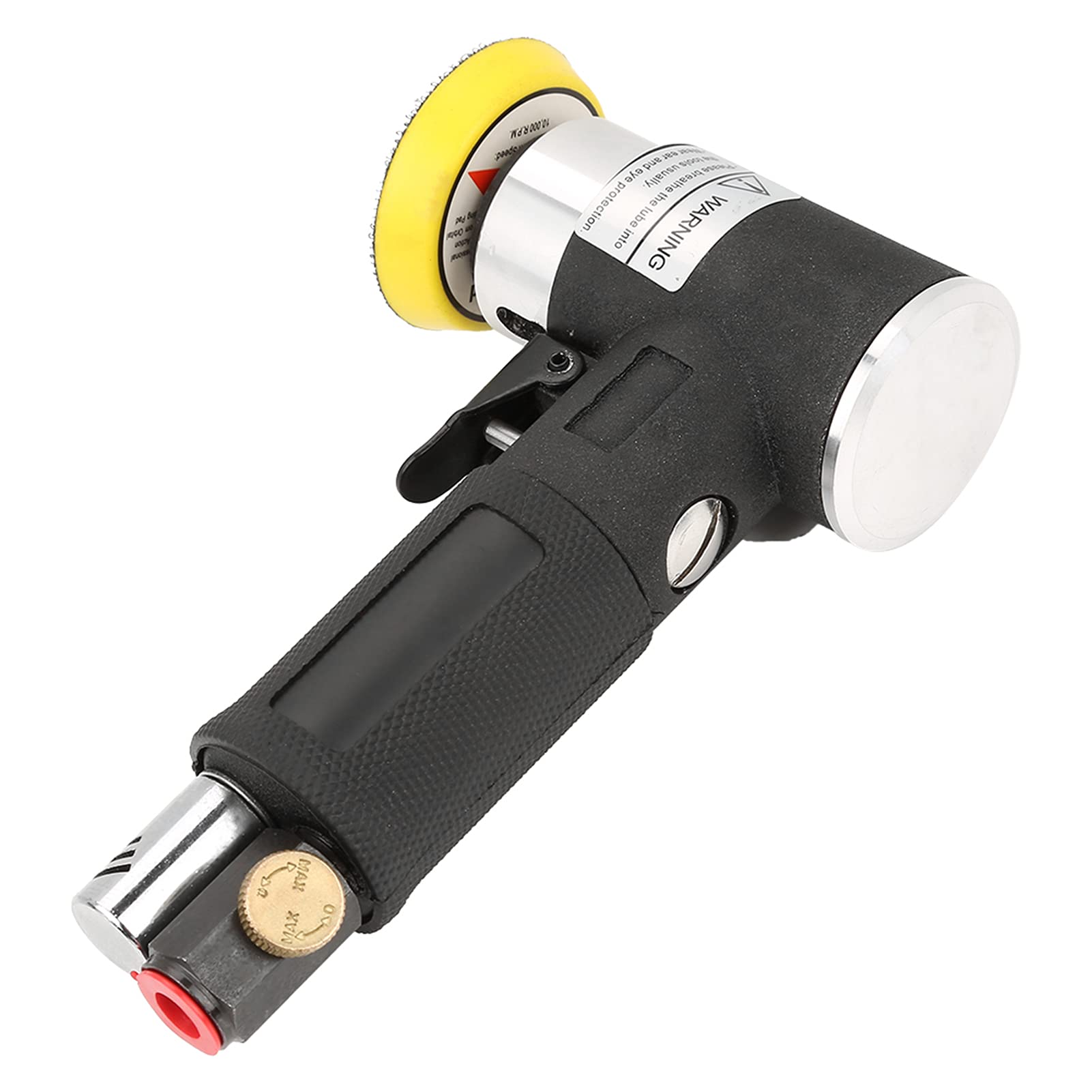 Mini Lijadora de ángulo de Aire, Máquina Pulidora Neumática, Almohadilla de Lijado Orbital de 2 Pulgadas y 3 Pulgadas, Almohadillas de Lijado de 2 Pulgadas y 3 Pulgadas