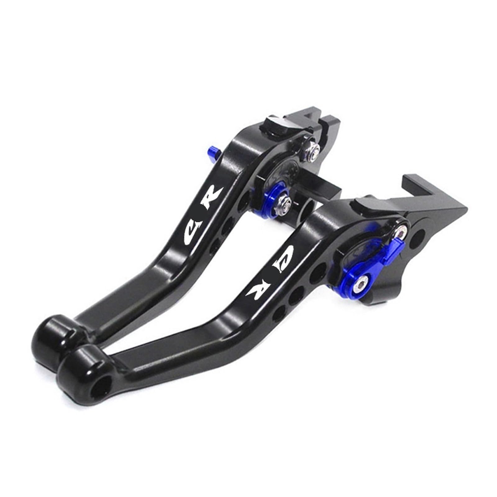 Wkdyriwo Black2 For Hon&Da Cbr Cbr250r Cbr300r Cbr500r Motorcycle Short Brake Clutch Lever Aluminum Cnc Adjustable Motorbike Motorcycle Brake Clutch Levers