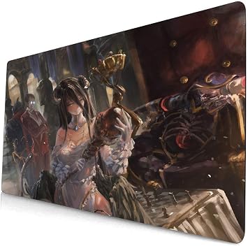 pile Overlord Mouse pad Anime Large Desk pad Laptop pad Overlord Albedo Gaming Mouse pad Game mat Playmat 29
