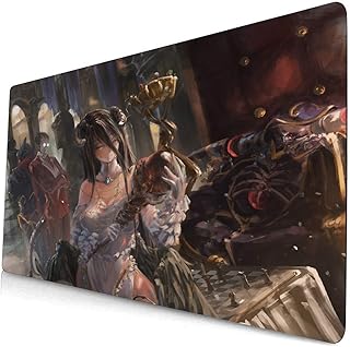 pile Overlord Mouse pad Anime Large Desk pad Laptop pad Overlord Albedo Gaming Mouse pad Game mat Playmat 29