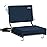 HUTMANG Bleacher Chairs with Back and Cushion,Stadium Seats with Back Support,Portable Bleacher Seat with Should Strap,Folding Comfort Padded Stadium Chairs for Adults Watch All Sport Event(Navt Blue)