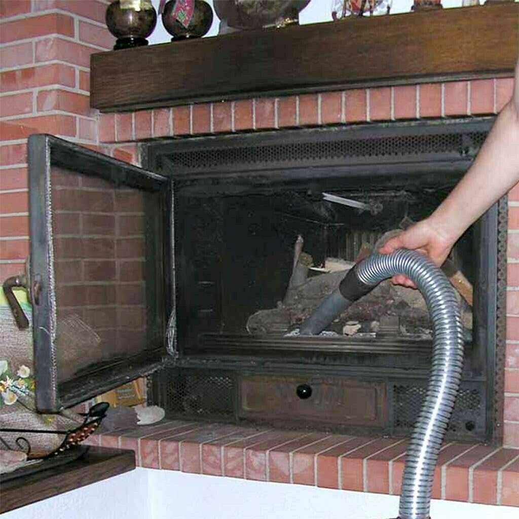 Aspiracenere elettrico in Metallo 18 Litri CENERIX 1.200 Watt con funzione Soffiante; Filtro HEPA lavabile + Tubo flessibile in metallo 1,10 m con lancia 20 cm