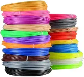 Refil Filamento PLA Kit 20 Rolos 100 M PRA Caneta 3D Muitas Cores Muito Colorido Cores Vibrantes