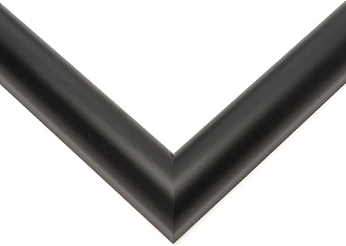 Marco de fotos de madera real negro de 16 x 27 pulgadas de ancho de 1.25 pulgadas  Profundidad del marco interior de 0.5 pulgadas  Marco de fotos