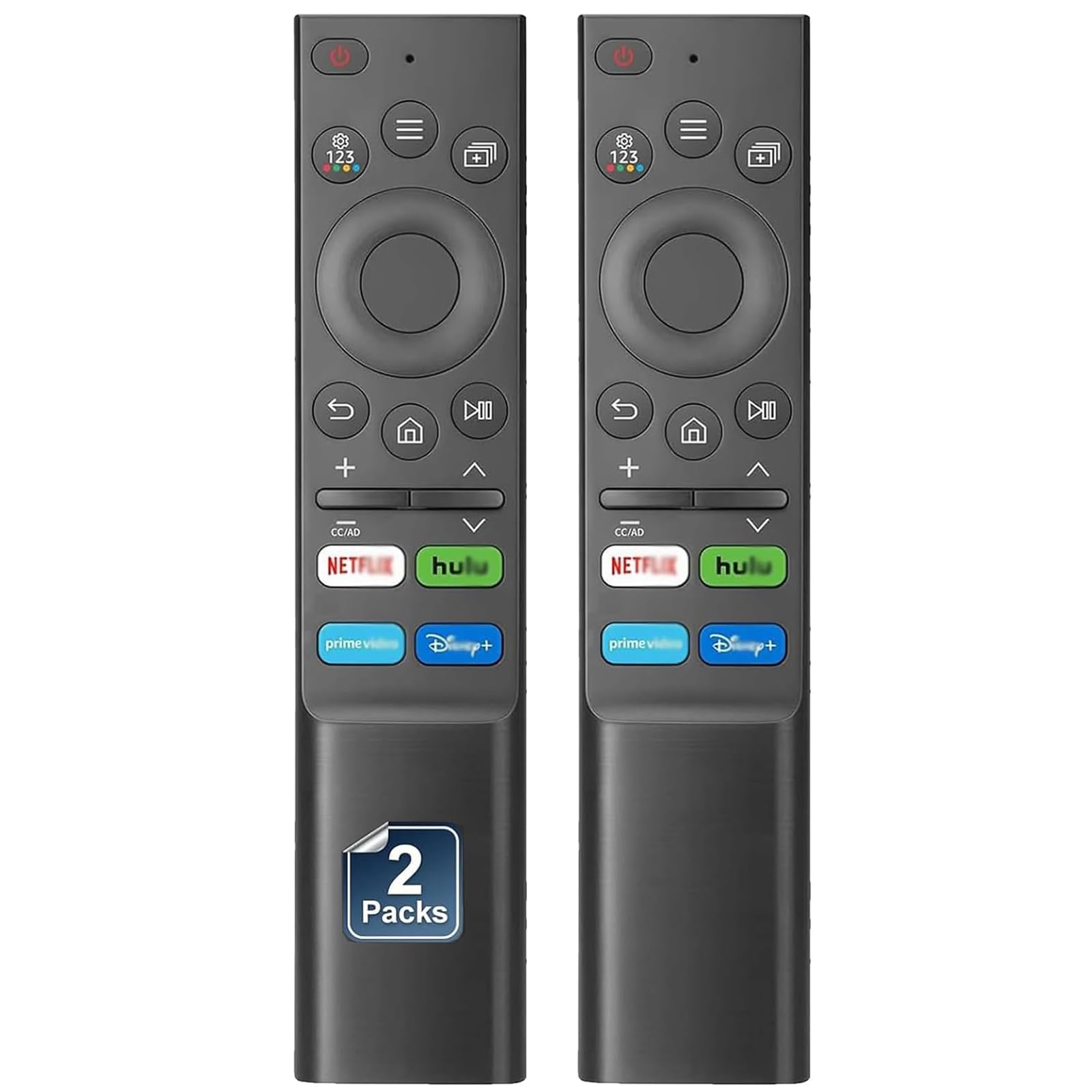 Photo 1 of [Pack of 2] Replacement Remote for Samsung TV Remote, BN59-01385A for 2018-2025 All Samsung Smart TV Series: Neo, OLED, QLED, Crystal UHD, Frame, Serif, Terrace, Sero, Micro LED, Monitor