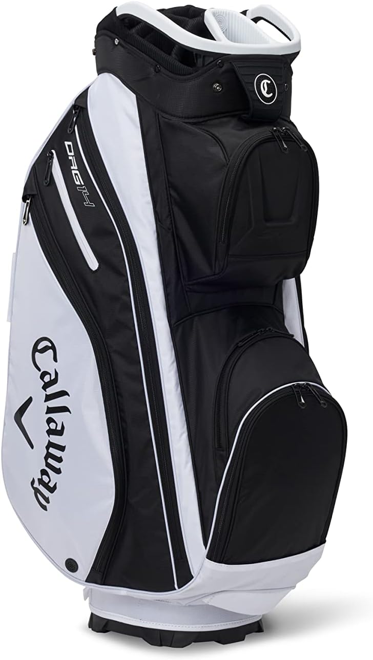 Callaway Golf 2022 Org 14 Cart Bag, Black/White Color : Sports & Outdoors
