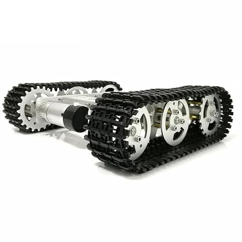 Metal Tank Model Robot Tracked Car Chassis Platform With 2Pcs 33 Motors For Arduino/Raspberry Pie/Microbit, Diy Teaching Crawler/Caterpillar Kit For Uno, Steam Science Eduaction #TOP1