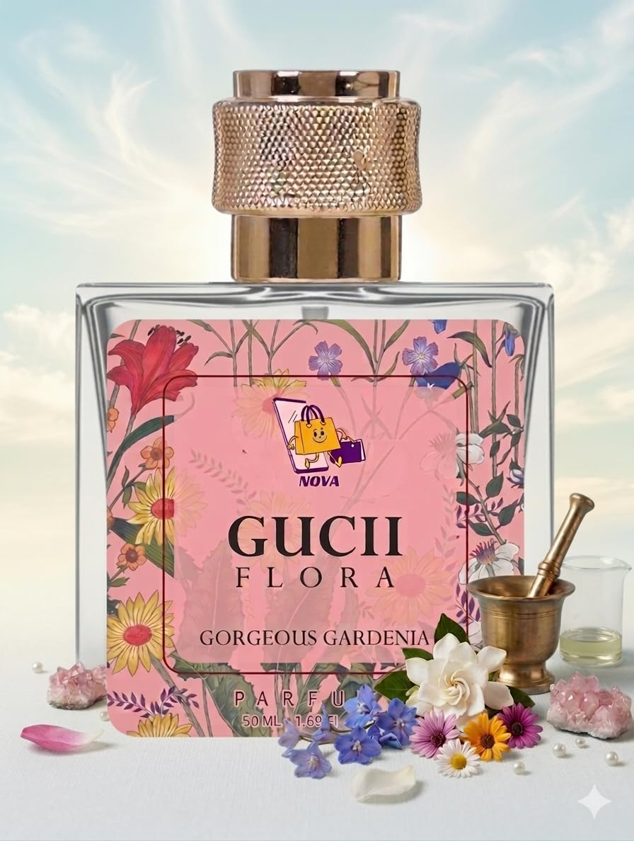 NOVA ENTERPRISE Flora Gorgeous Gardenia Eau De Perfume, Long-lasting Floral Fragrance, 50 ml,Pack of 1-picture-25