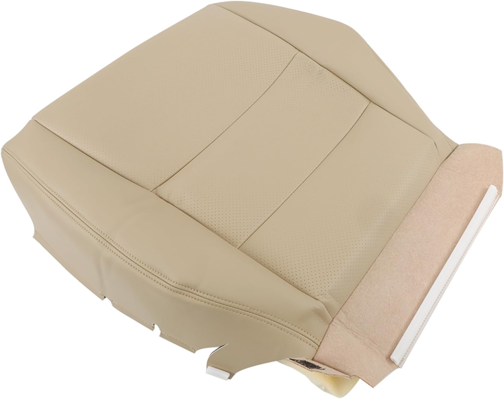 WFLNHB Perforated Artificial Leather Front Driver Side Bottom Seat Cover Tan Replacement for Acura RDX 2007-2012