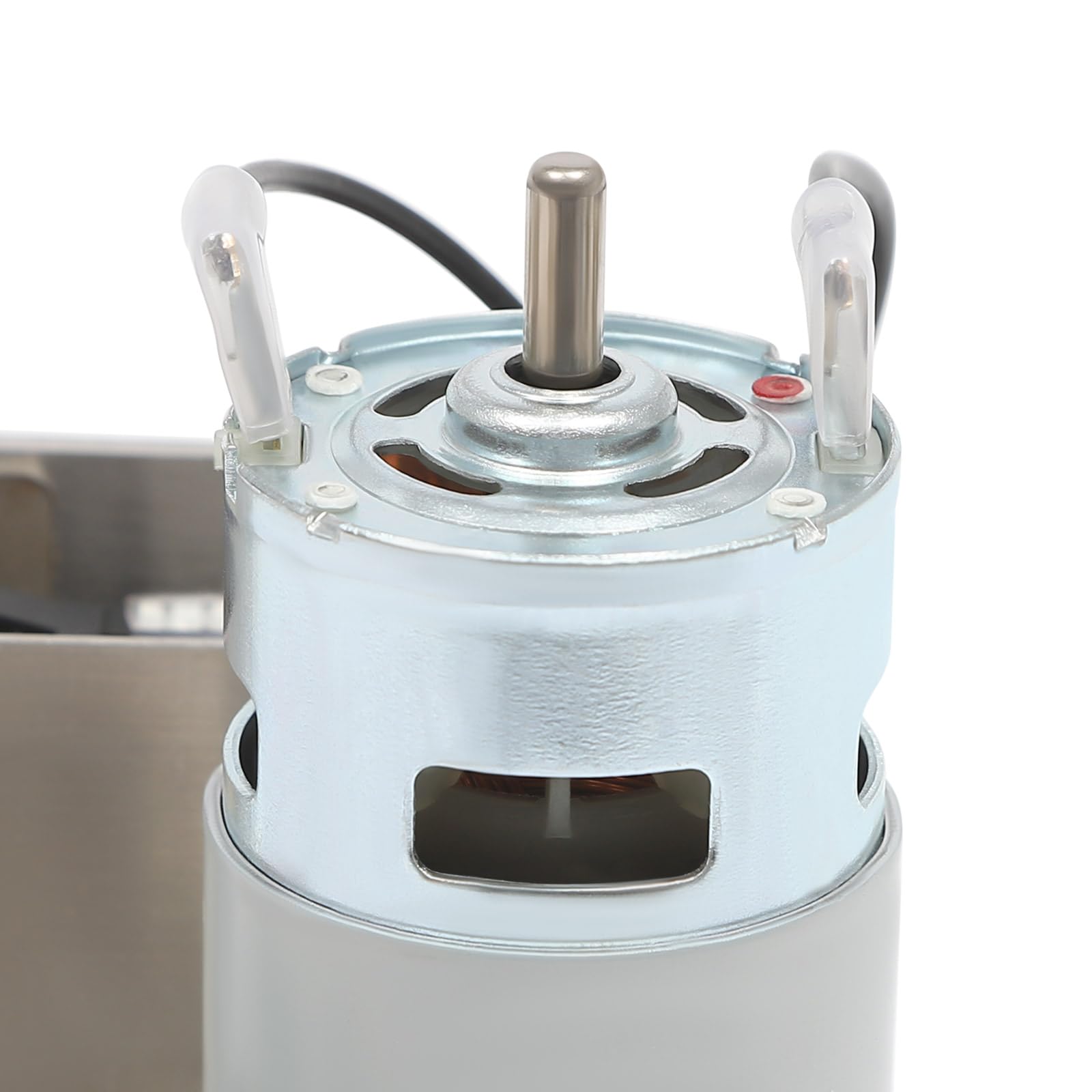 OUKANING Levigatrice a nastro elettrica 150 W, levigatrice da tavolo con 10000 giri/min e 10 nastri, mini levigatrice a nastro per legno/metallo/fai da te, con copertura antipolvere, ruota lucidante e