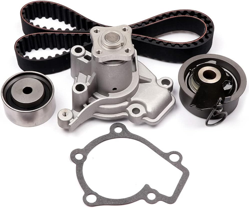 SCITOO Timing Belt Kit TS26284A WP9137 A026WP TCKWP284A Timing Belt Water Pump Kit 2006-2012 for Hyundai Elantra 2007-2008 for Hyundai Tiburon 2006-2009 for Hyundai Tucson 2010-2011 for Kia Soul