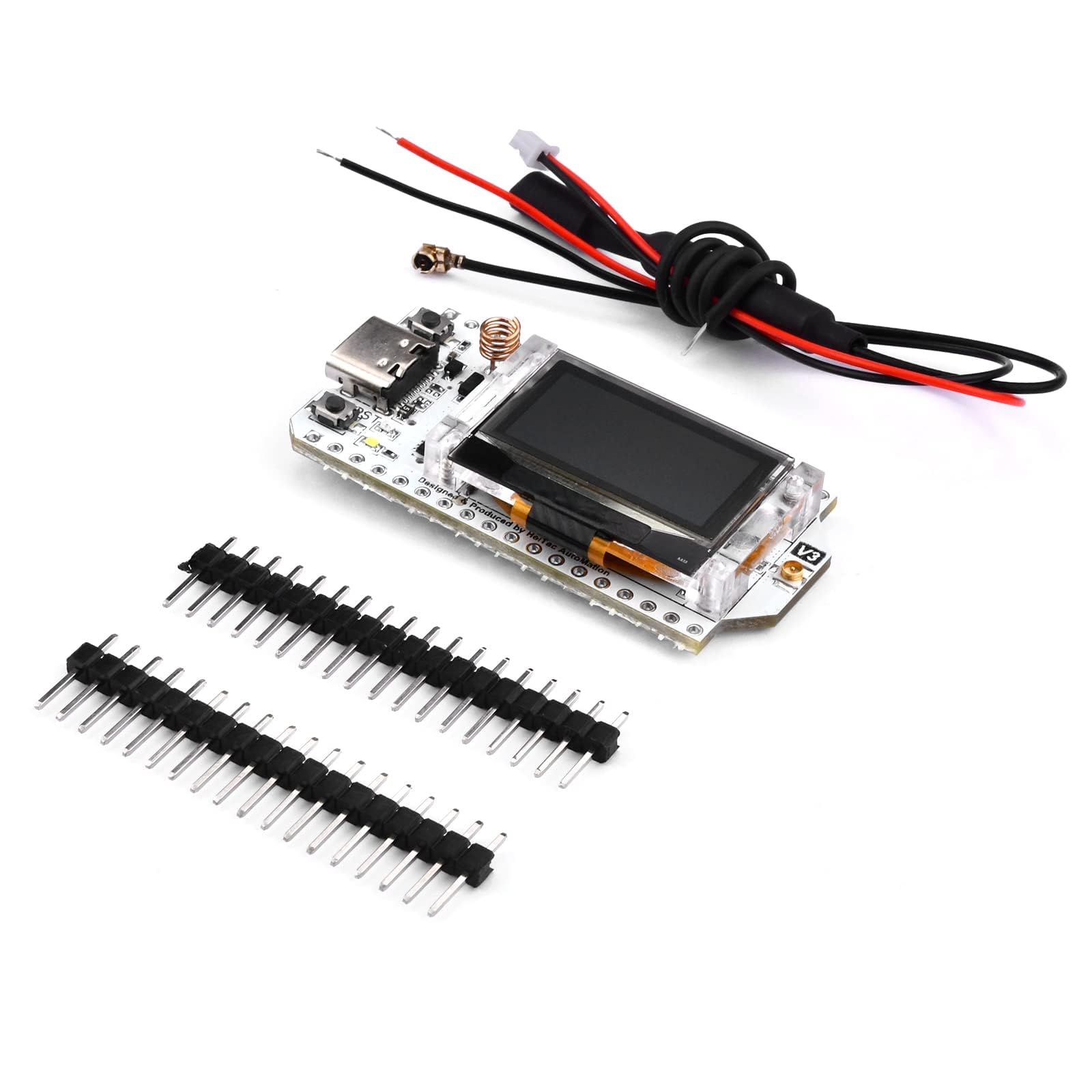 diymore Zestaw 5 szt. ESP32 LoRa tablica rozwojowa z wyświetlaczem OLED i anteną typu C Dual-Core IOT Board 240 MHz Bluetooth WiFi moduł CP2012 1262 863 928 MHz