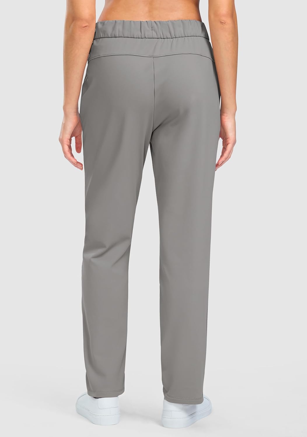 G Gradual Fleece Lined Pants Women 27.5"/29" Golf Pants 3 Pockets Water Resistant Warm Sweatpants for Cold Weather - Image 3