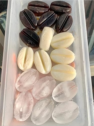 Miniatura 2 de Molde de silicona para cubitos de hielo en grano de café, 8 cavidades, 8 cavidades, molde para caramelos, fondant, mousse, pastel, chocolate, leche,