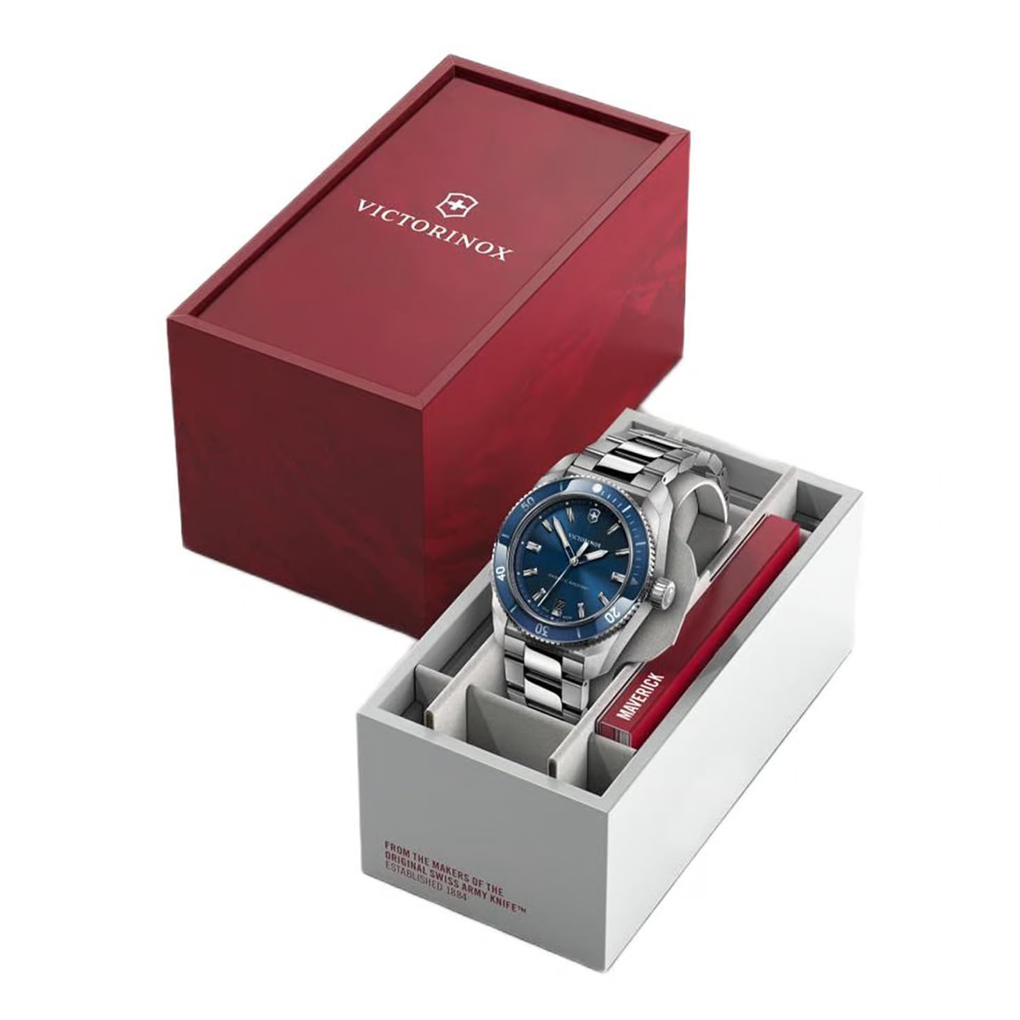 Victorinox Reloj V242095 Maverick Acero Hombre