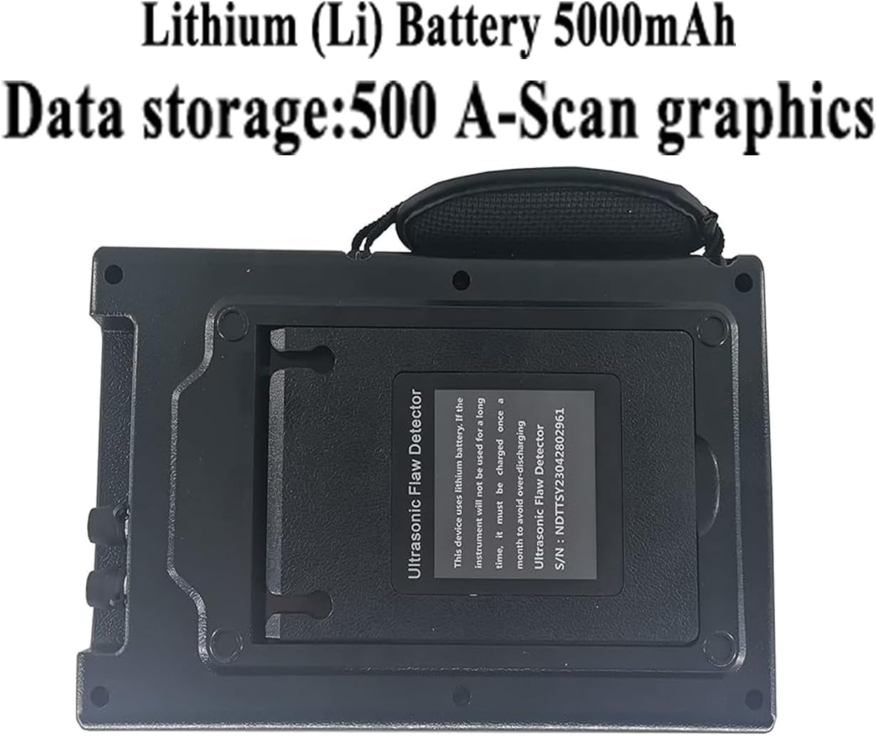 Portable Digital Ultrasonic Flaw Detectors Instrument Metal Ultrasonic Equipment with 0-105000mm Range 1000 to 20000m/s Velocity for Metals Pipes Welds DAC AVG TCG B Scan AWS Mode