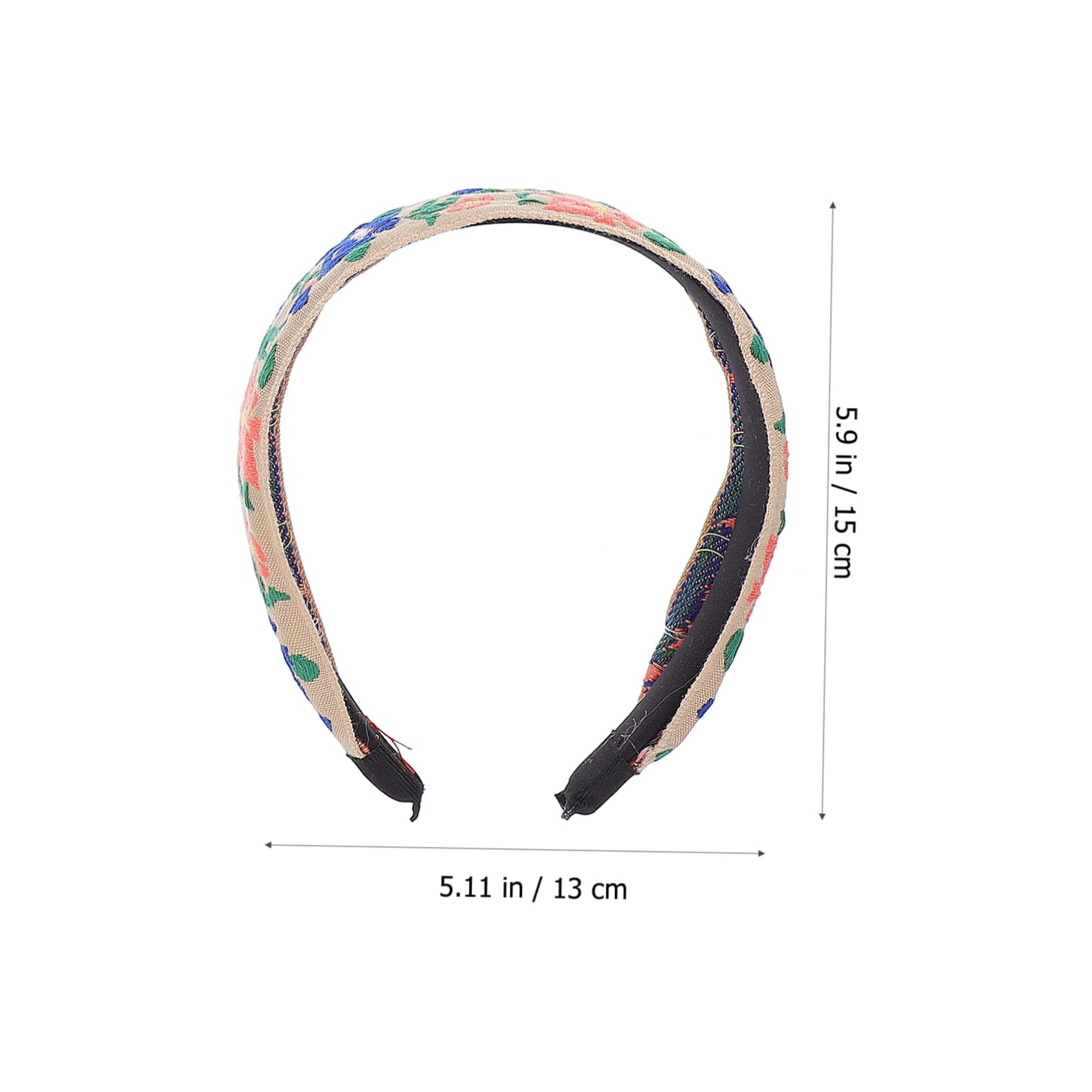 FRCOLOR 2 Juegos de Elegantes Diademas Bordadas para Mujer Accesorios para El Cabello para Amigas Y Compañeras de Trabajo 4 Piezas