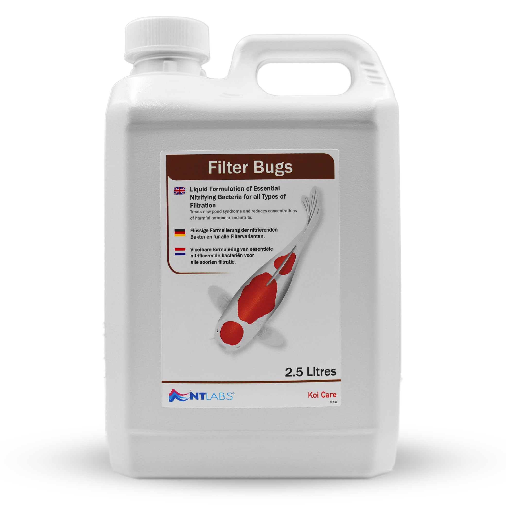 NT Labs Koi Care Filter Bugs Liquid (2.5L)