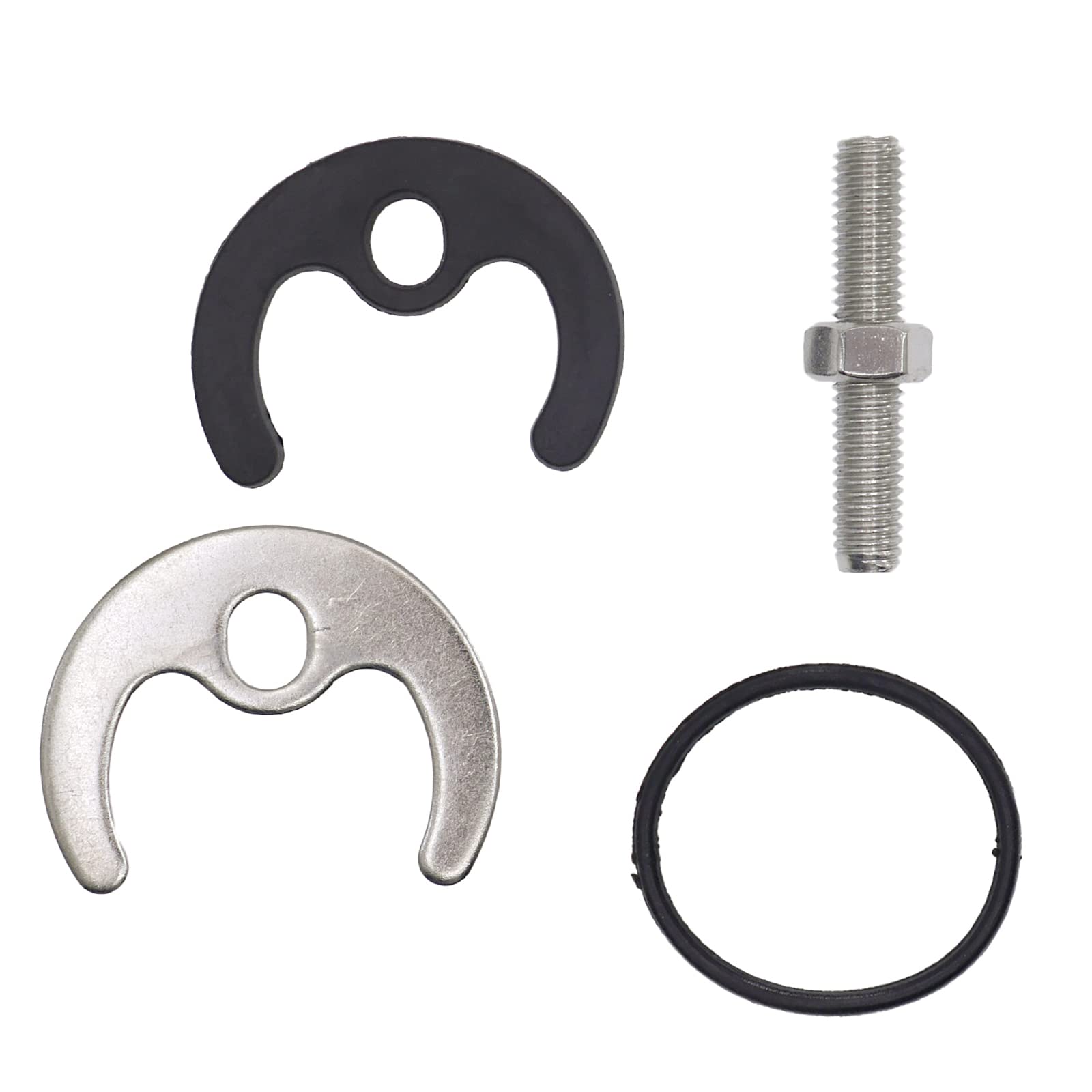 Replacement Mono Basin Tap Fixing Set Single Hole Bracket Bolt Horse Fixing Kit Mounting Set for Repairing Faucet by DBOO