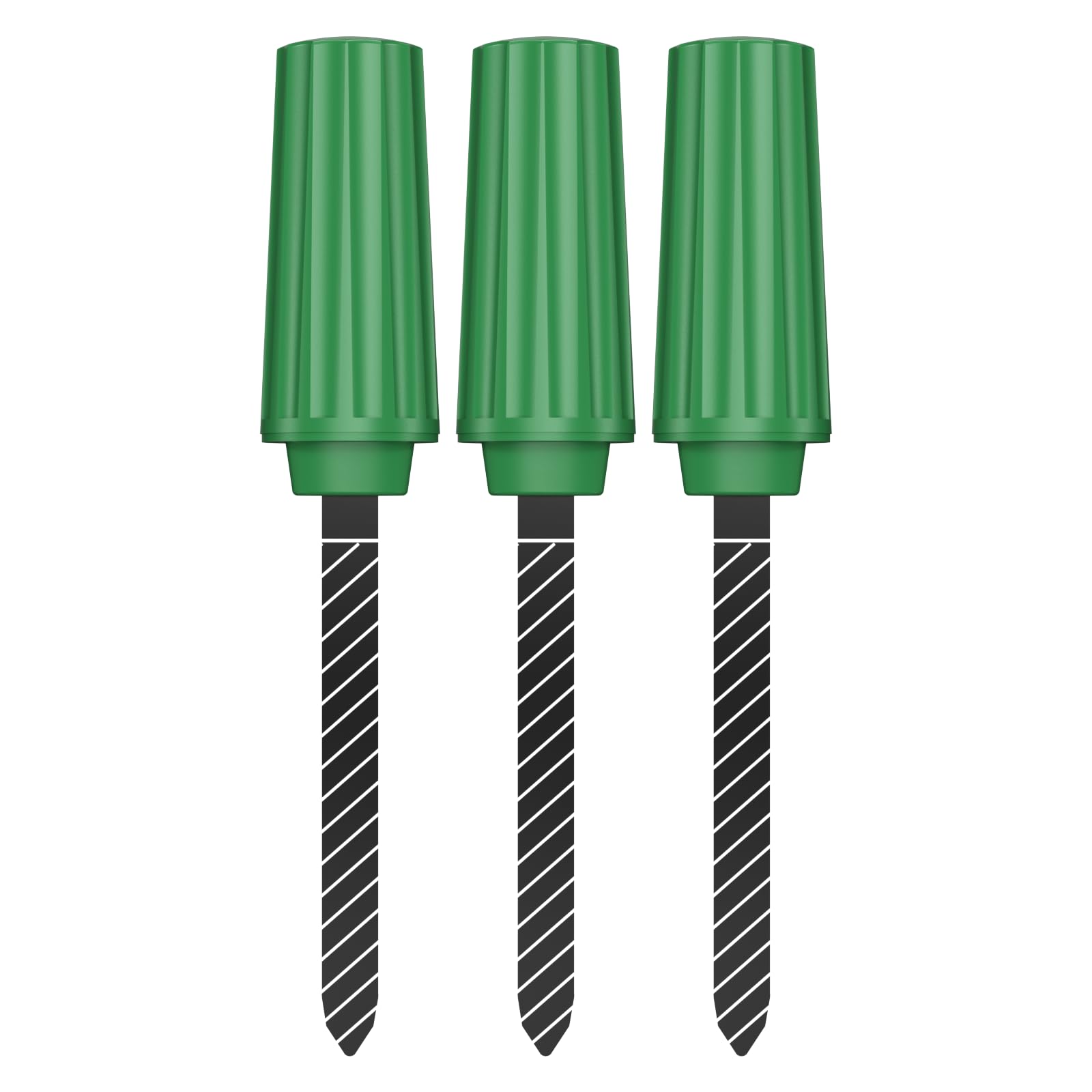 THIRDREALITY THIRDREALITY Sensor inteligente de humedad del suelo, paquete de 3, necesita concentrador Zigbee, sonda capacitiva, medidor de humedad/temperatura para plantar jardín, compatible con Homey, Hubitat