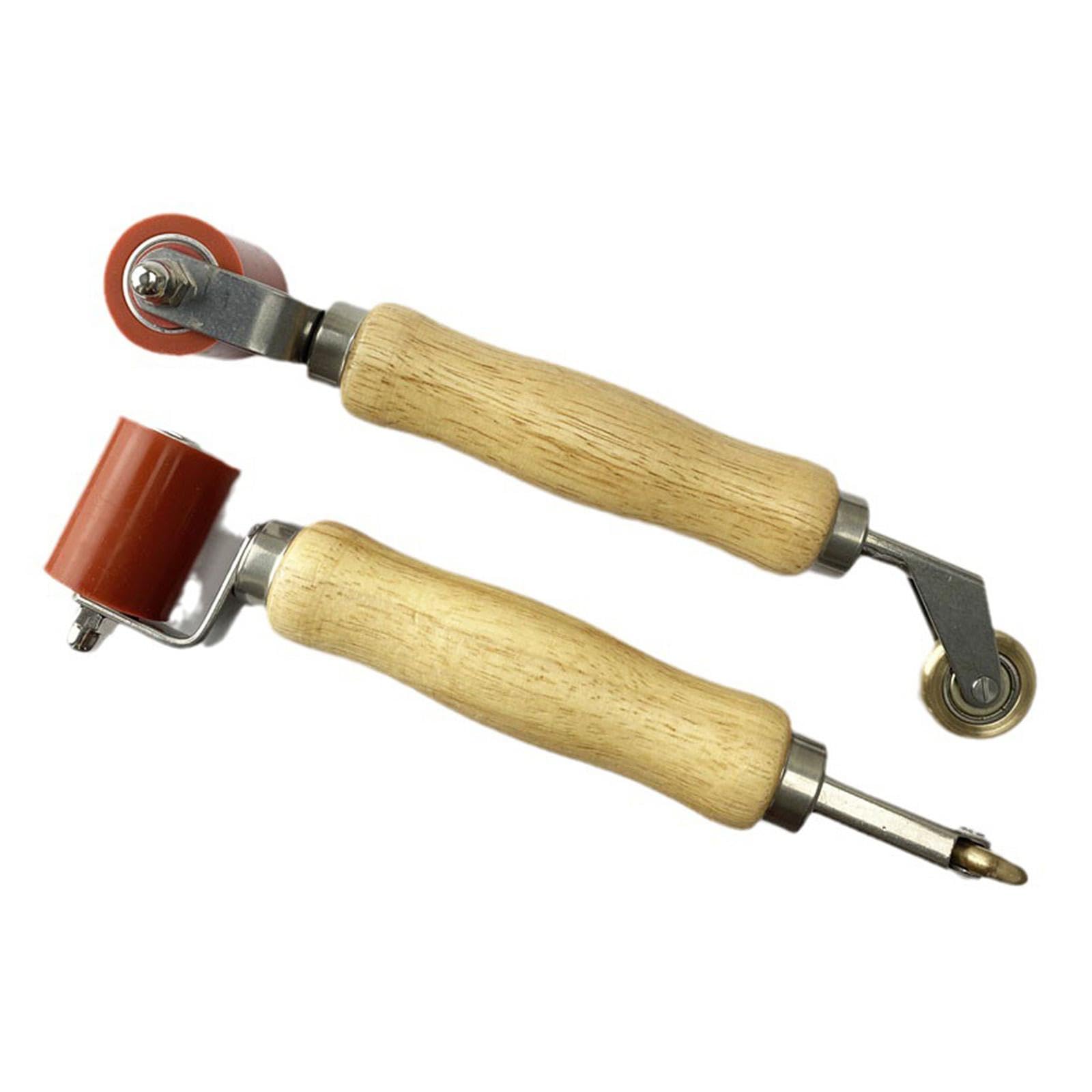 Generic Rodillo de Silicona para Costuras, Rodillos de Costura, Rodillo de Presión Manual, Herramienta de Soldadura, Rodillo de Soldadura de Doble Extremo Par, Verde