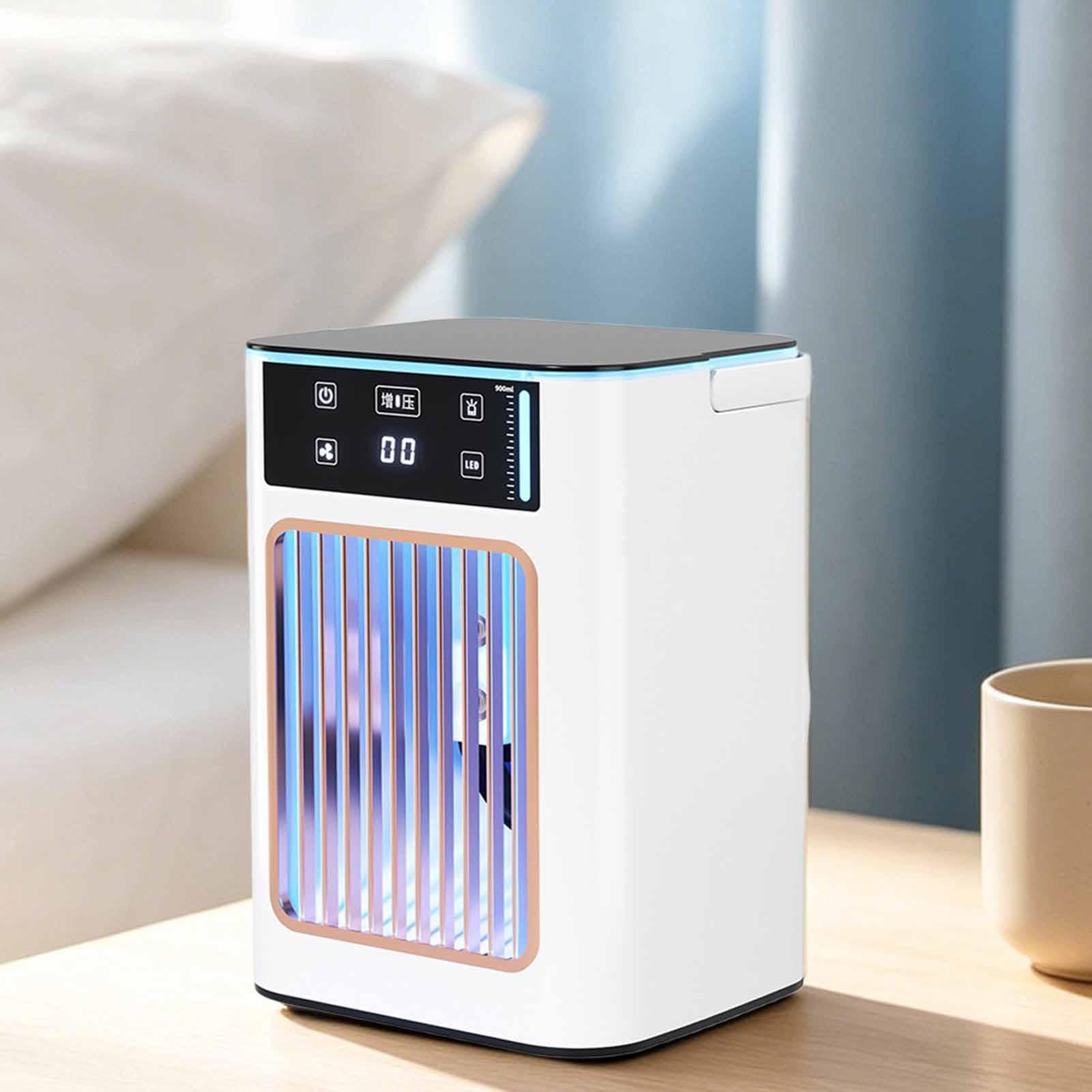 Ventilador Personal Portátil 3-Velocidades | Ventiladores Enfriadores Que Soplan Aire Frío Para Verano Interior Hogar Oficina Dormitorio Escritorio Residencia Viaje