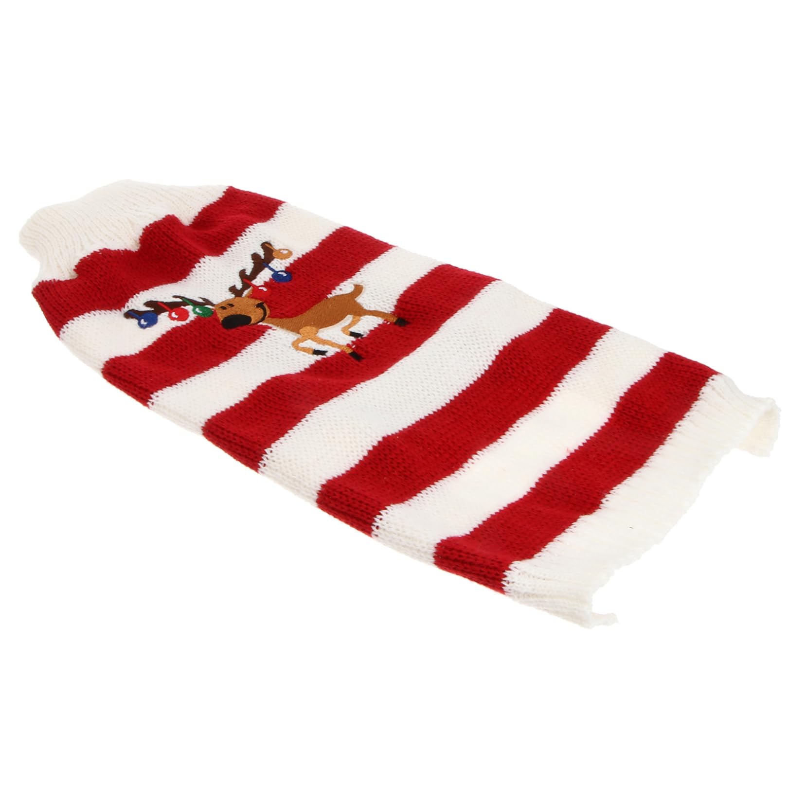 BESPORTBLE 2 Pz Maglione per Cani Costume da Renna per Cani Costume Pasquale per da Cane Vestito per da Babbo Natale per Maglioni per Gatti Rosso