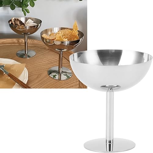Miniatura 4 de Tazón de helado de acero inoxidable, Ensalada reutilizable, Tazón de postre, Taza para beber, Copa de helado de acero inoxidable, Grado alimenticio