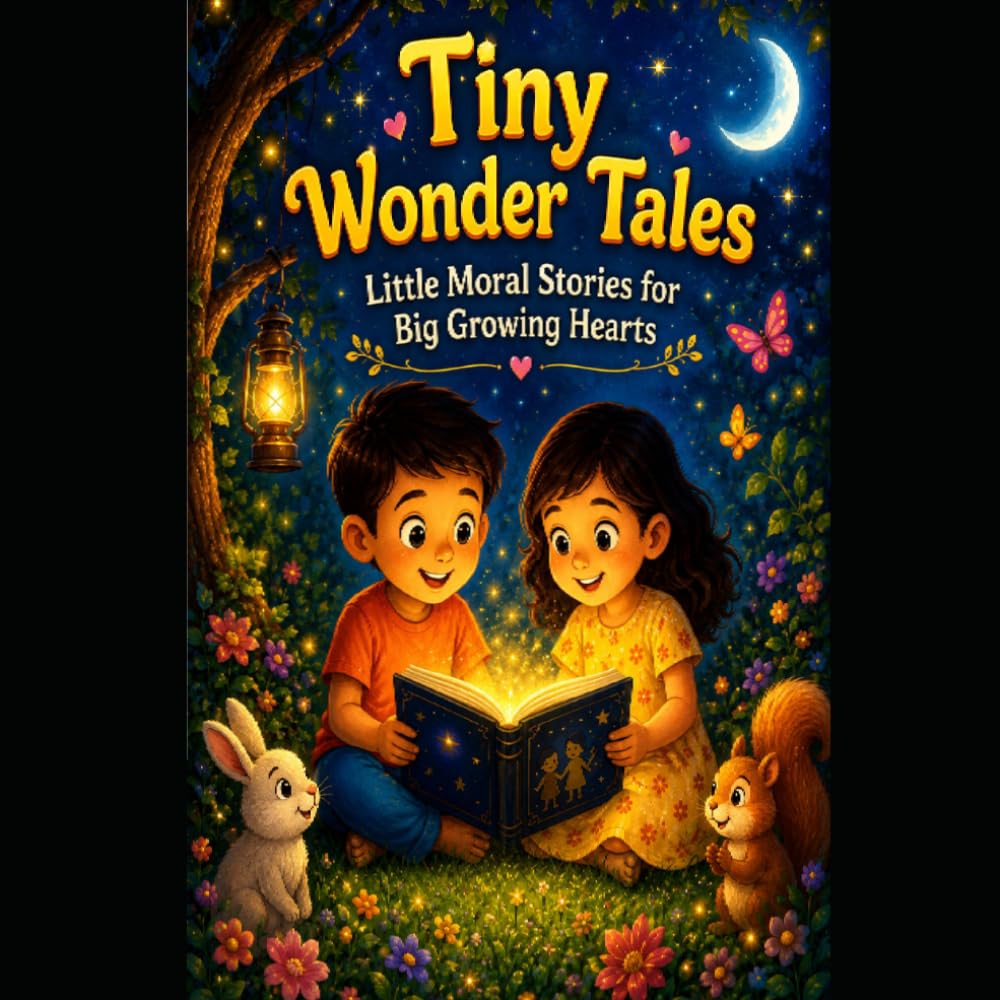 Tiny Wonder Tales: Little Moral Stories for Big Growing Hearts (Bedtime & Moral Stories for Kids (Ages 4–8): Screen-Free Learning Adventures)