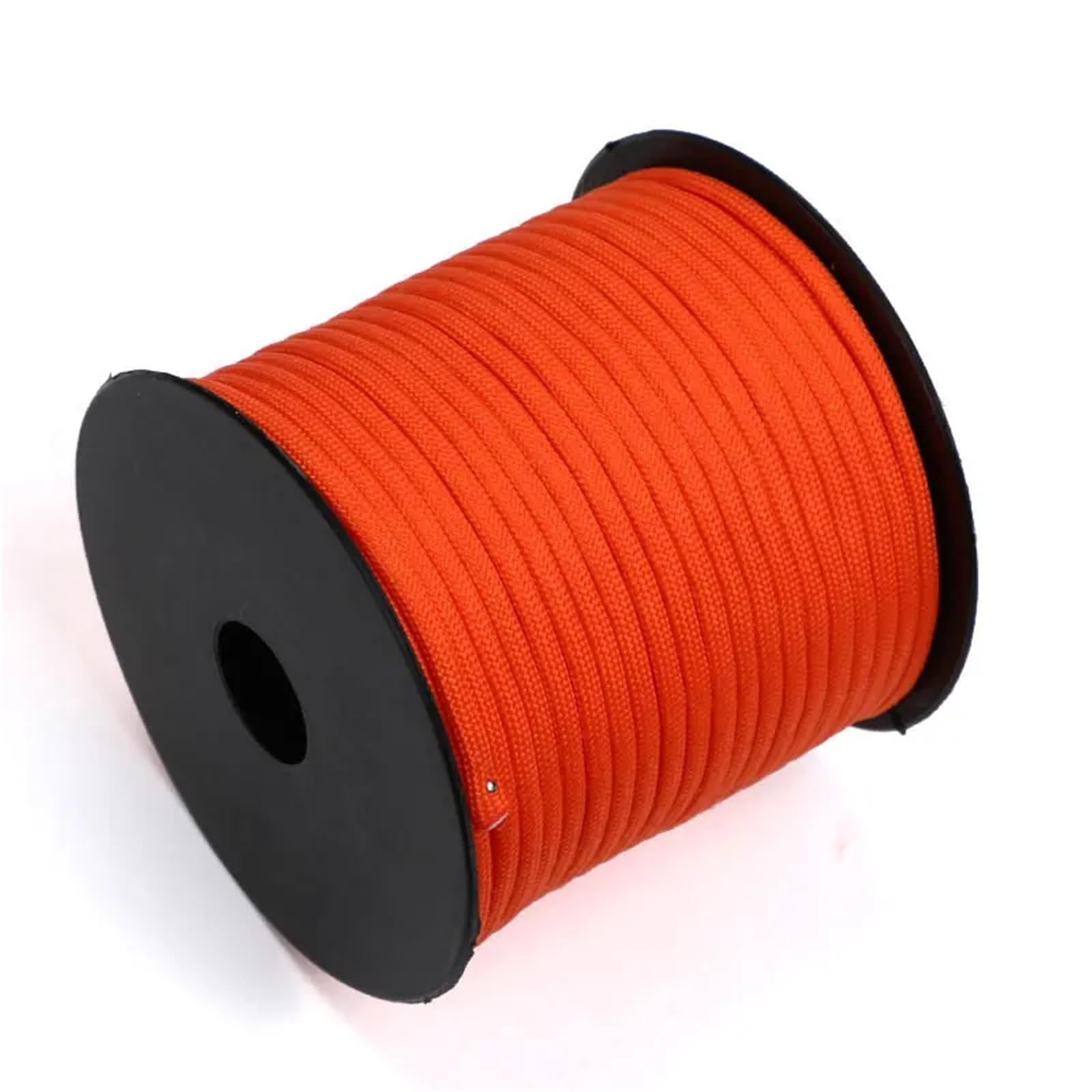 Paracord 7 Strand 4mm Paracord Rope 550 Parachute Cord Camping Survival Accessories Tent Lanyard DIY Bracelet Weaving(7C Orange,100M)