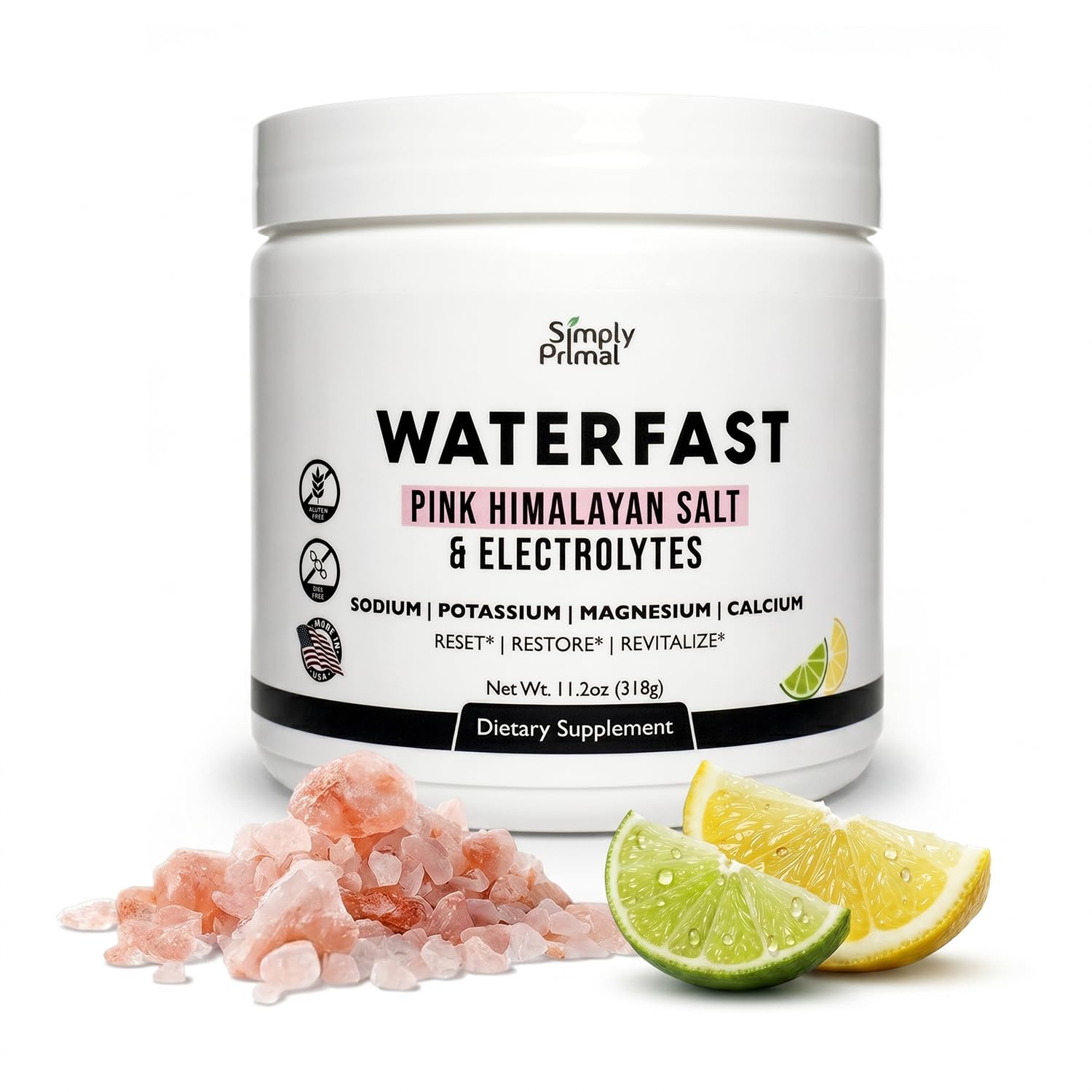 Amazon.com: Simply Primal WATERFAST Keto Electrolyte Powder for
