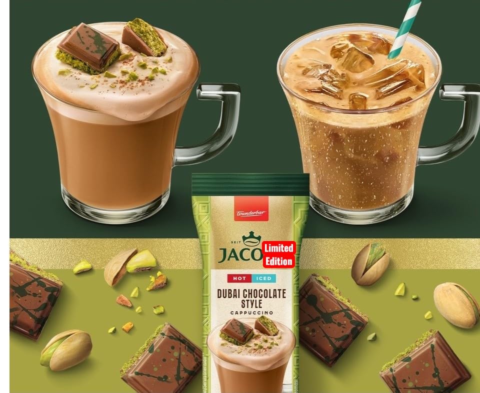 Amazon.com : Jacob's Dubai Chocolate Flavored Cappuccino Mix