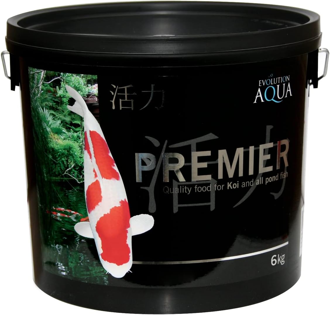 Premier Koi Pellets 5-6mm 6kg | Pond Fish Food for Goldfish, Koi and all Cold Water Pond Fish