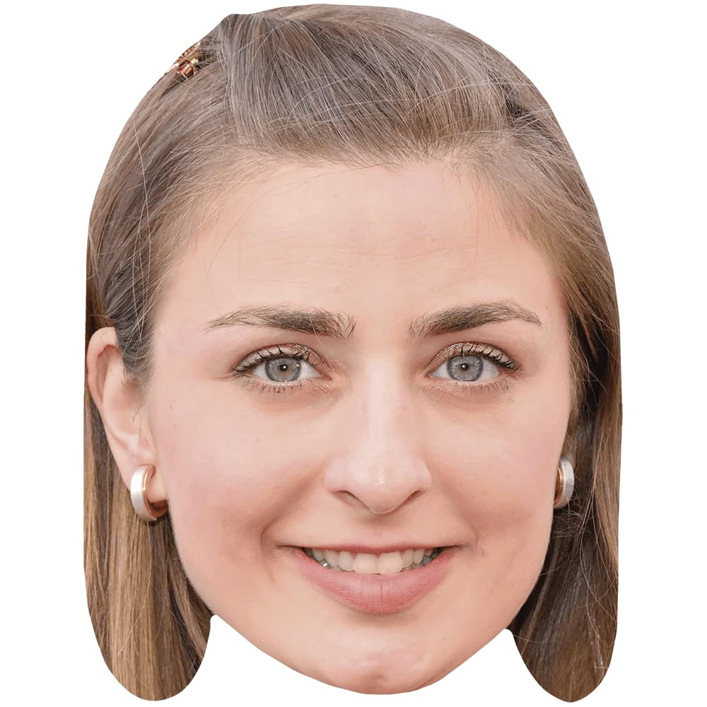 Abbey Romeo (Smile) Celebrity Mask, Flat Card Face, Fancy Dress Mask