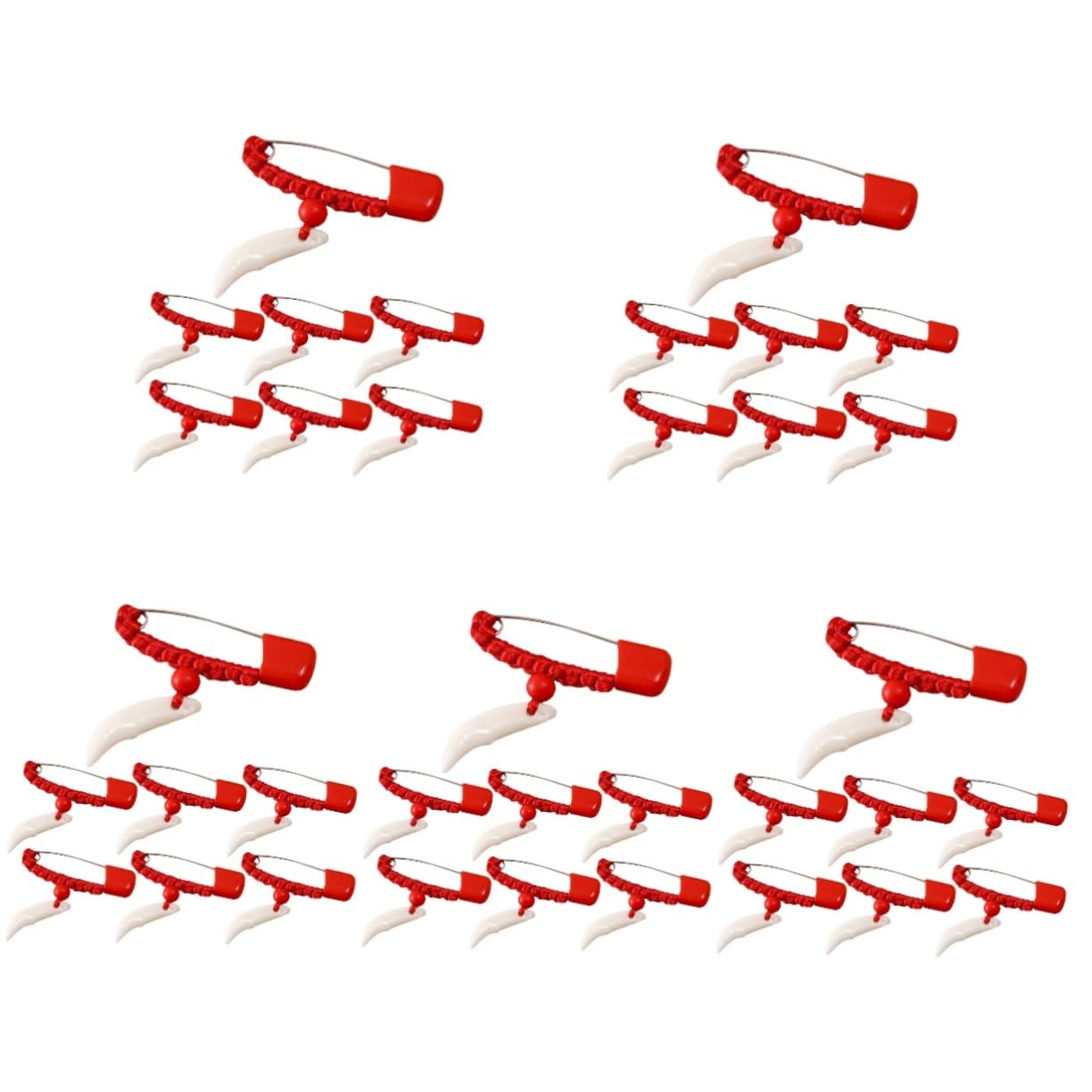 Lurrose 40piezas De Seguridad Para Bebés De Broches Decorativos De Inoxidable Multiusos Para Manualidades y Ropa Fijación Segura y Duradera