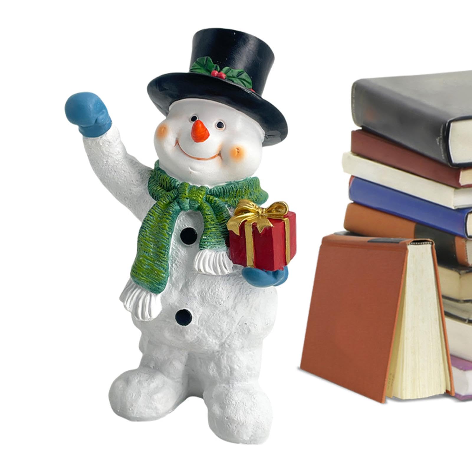 Ornement sculpté Noël et figurines de bureau pour décoration de table