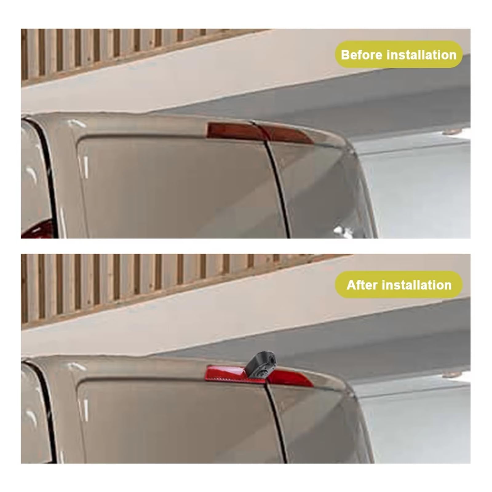 Cámaras Traseras para Ford para Transit para Custom 2016 Después Quinta Luz Freno Cámara Doble Lente IR Cámara LED De Estacionamiento