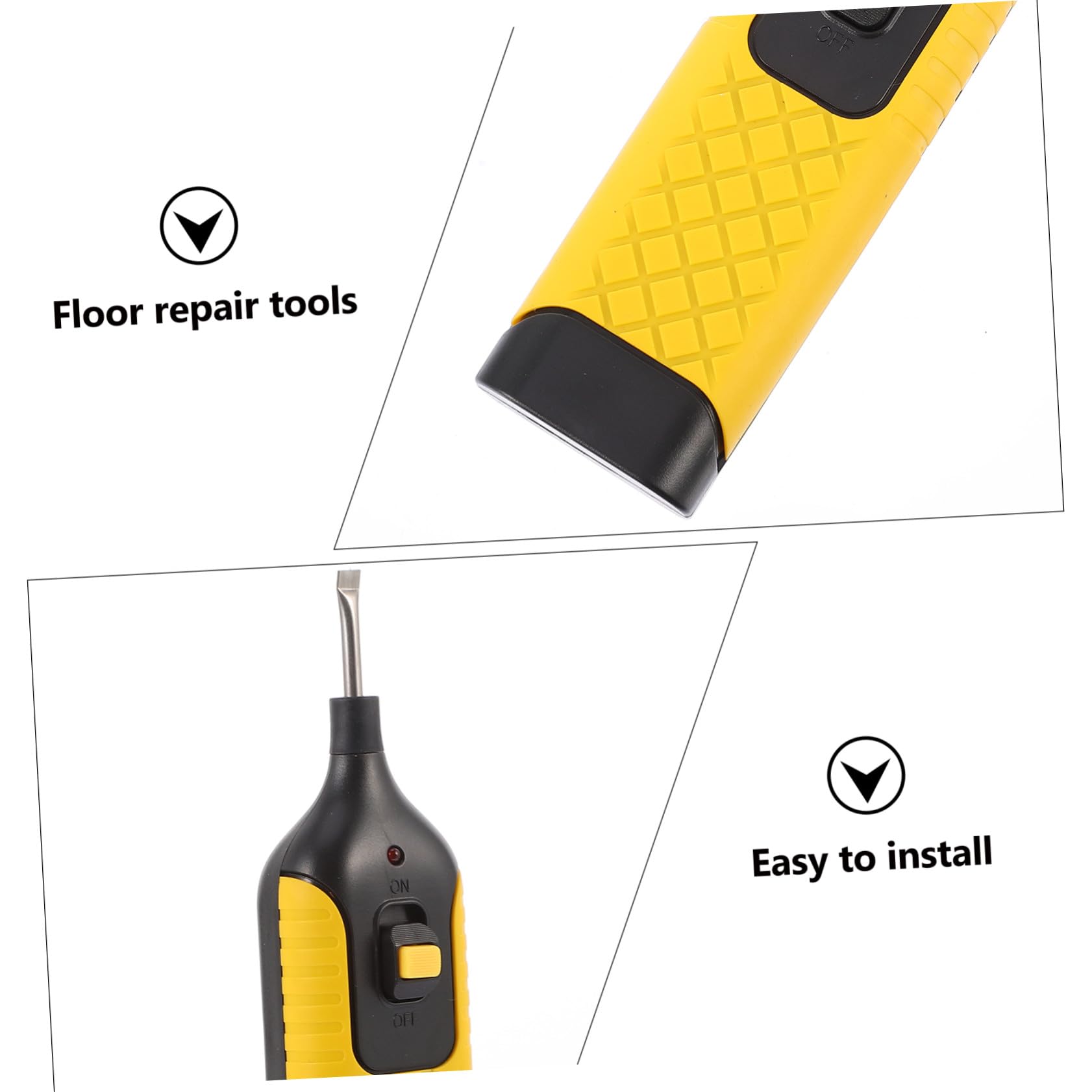 Furniturer Bodenreparaturset 16 Stück mit Akku Spachtel Wachsblöcken und Bügeleisen Werkzeug zur Kratzer und Fugenreparatur von Laminat Vinyl und Holzfußböden