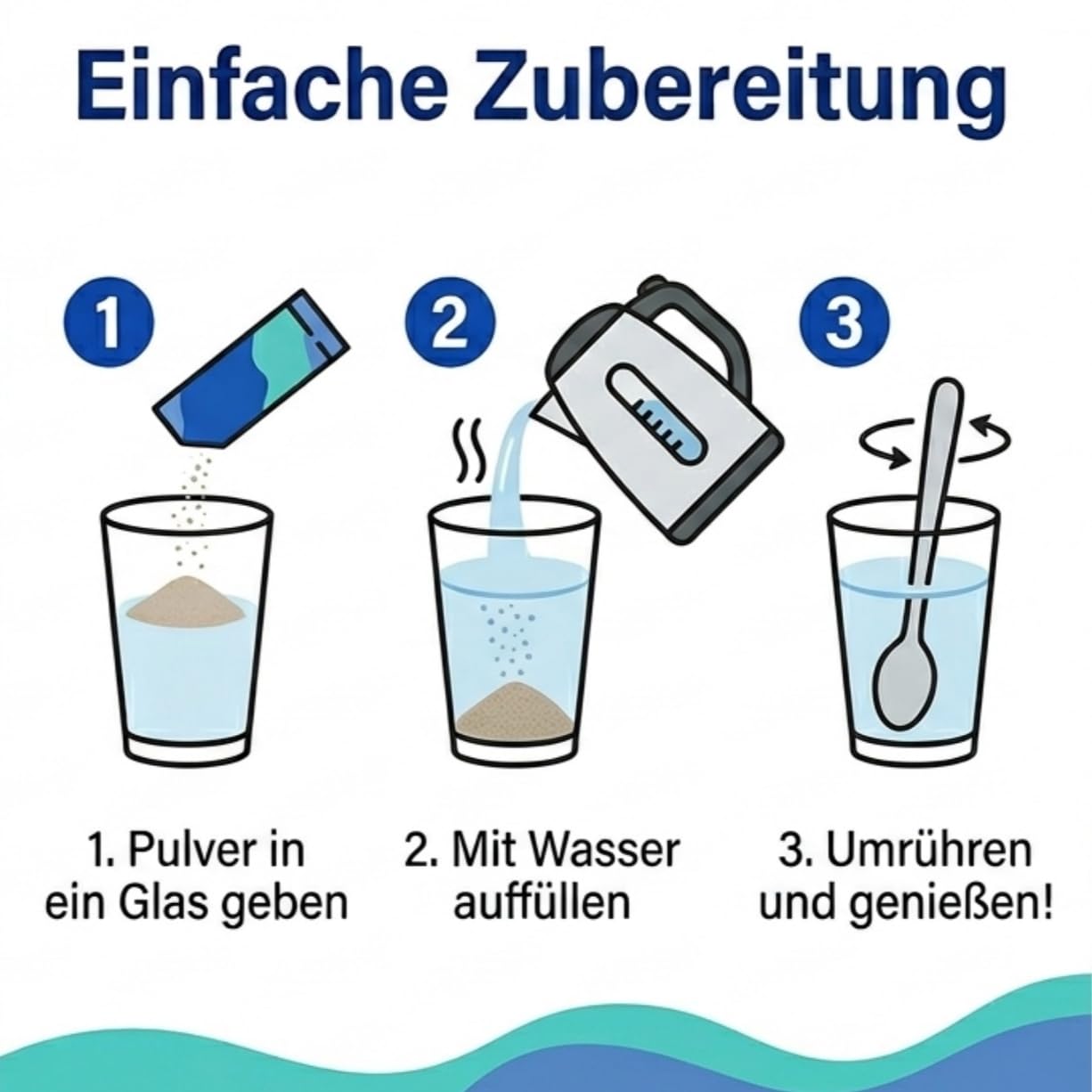 Cortisol Cocktail Pulver 60 Stück Cortisol Senken Abnehmen Entspannt Bleiben für Damen Herren