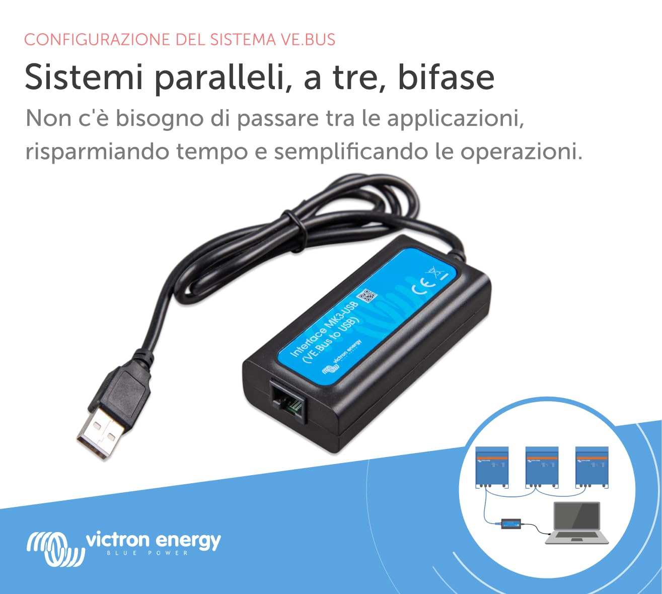 Victron Energy Interfaccia MK3-USB (VE.Bus a USB)